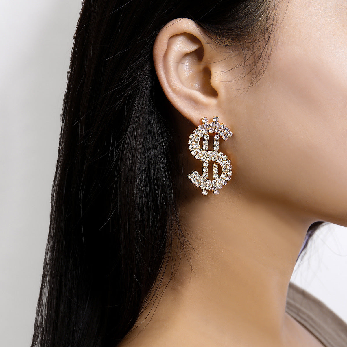 Dramatic Dollar Doll Earrings