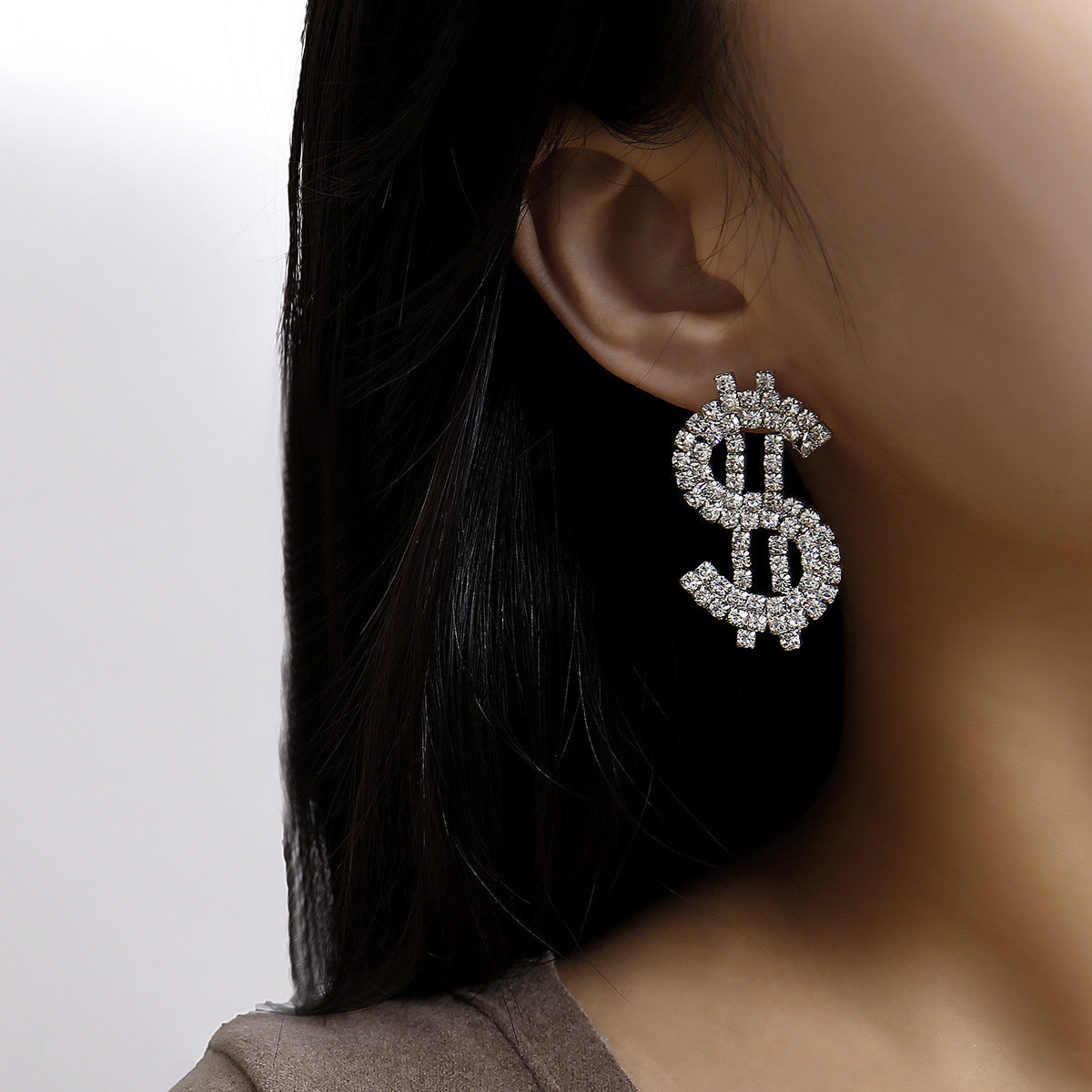 Dramatic Dollar Doll Earrings