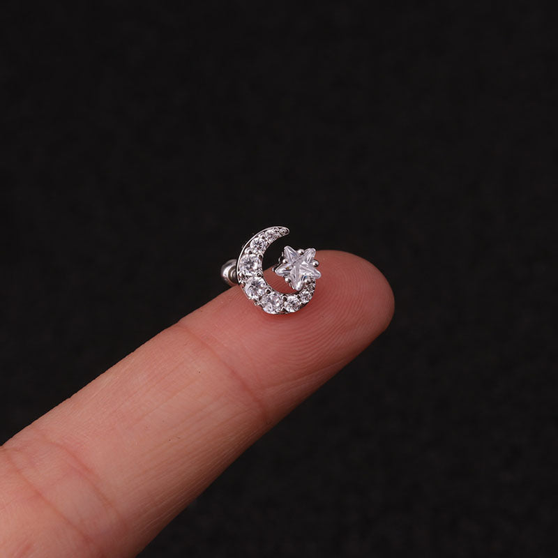 Premium Baddie Stud Earrings | Silver & Gold