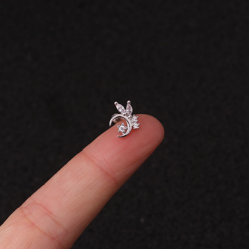 Premium Baddie Stud Earrings | Silver & Gold