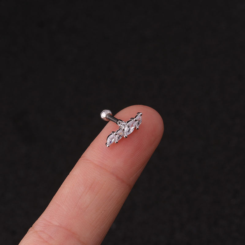 Premium Baddie Stud Earrings | Silver & Gold
