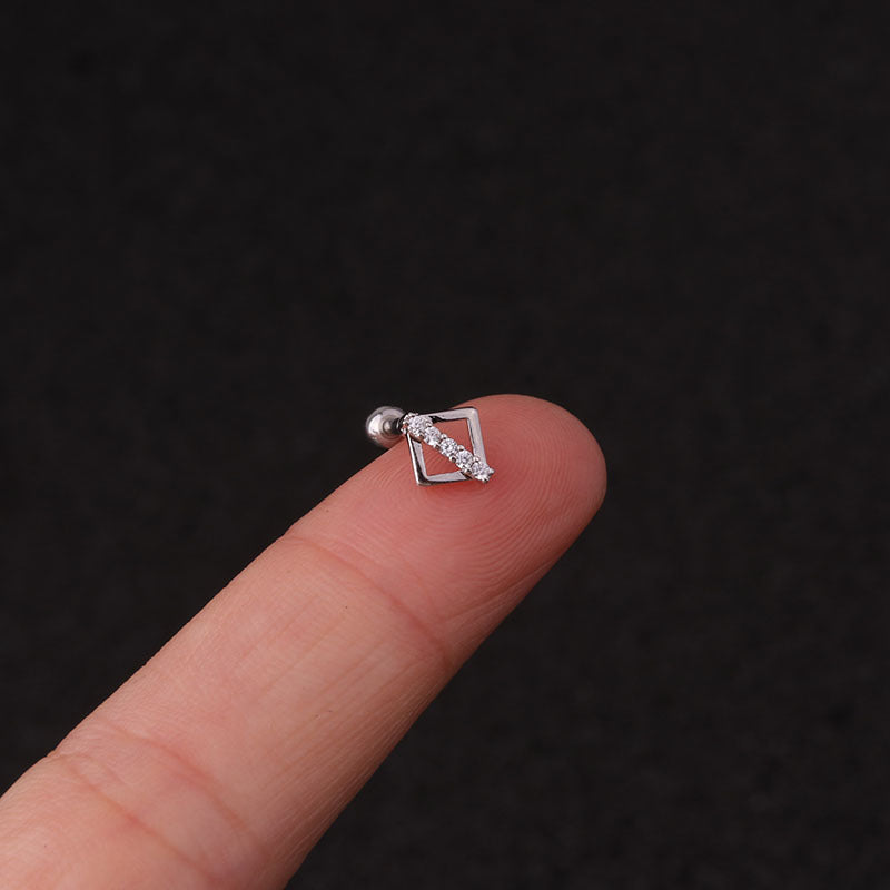 Premium Baddie Stud Earrings | Silver & Gold
