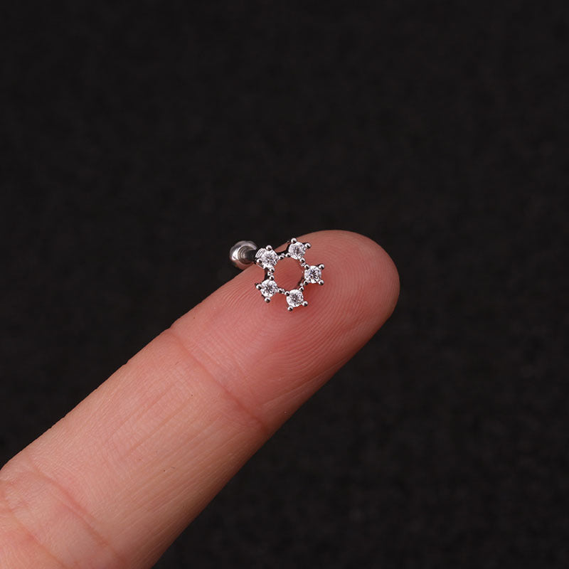 Premium Baddie Stud Earrings | Silver & Gold