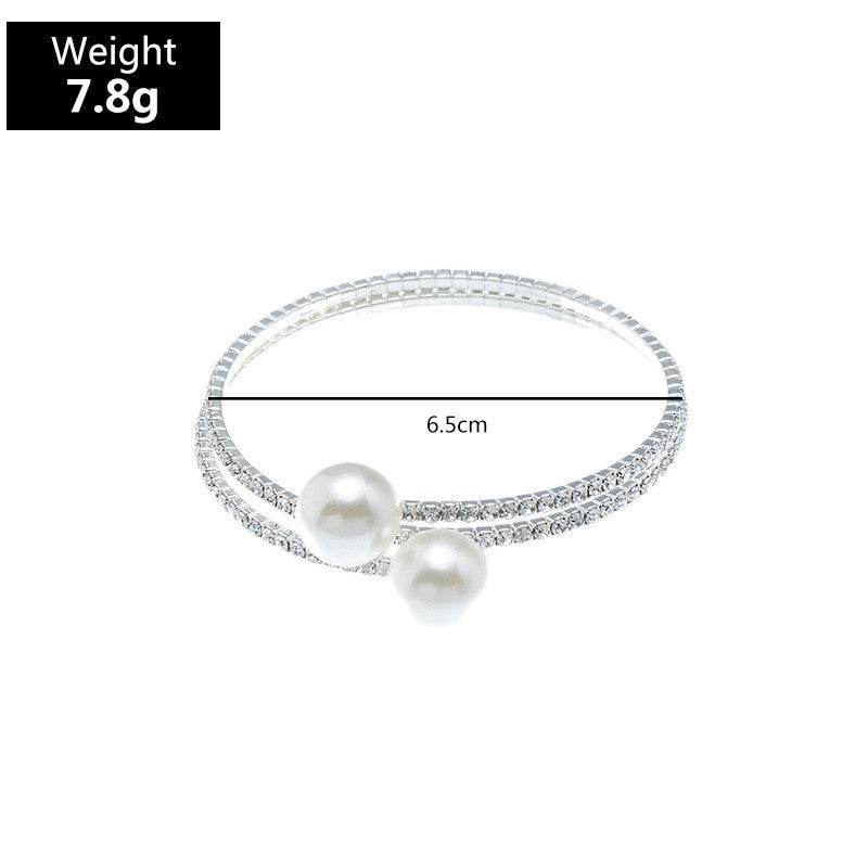 Precious Pearly Multi-Layer Bracelet