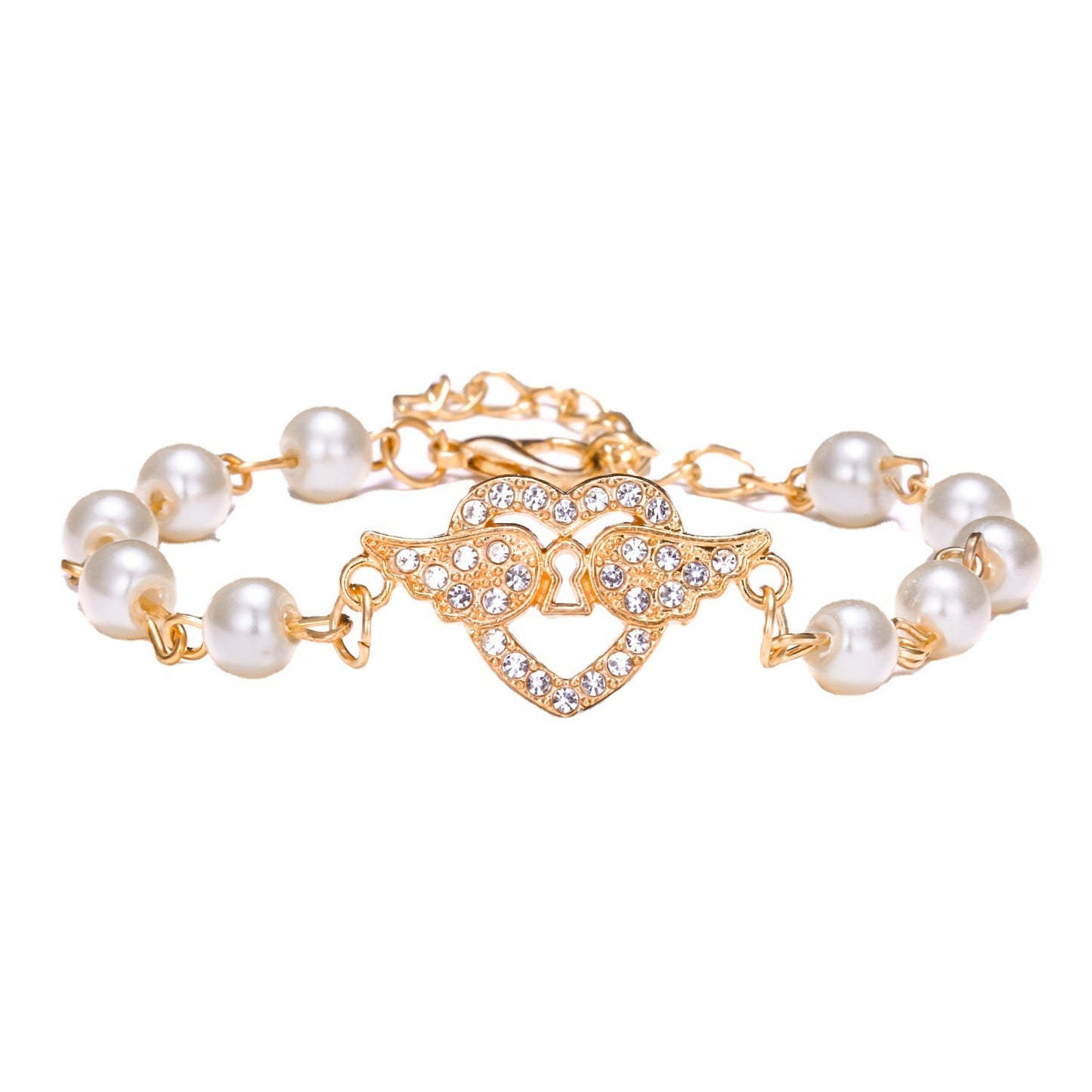 Precious Pendant Rhinestone Bracelet