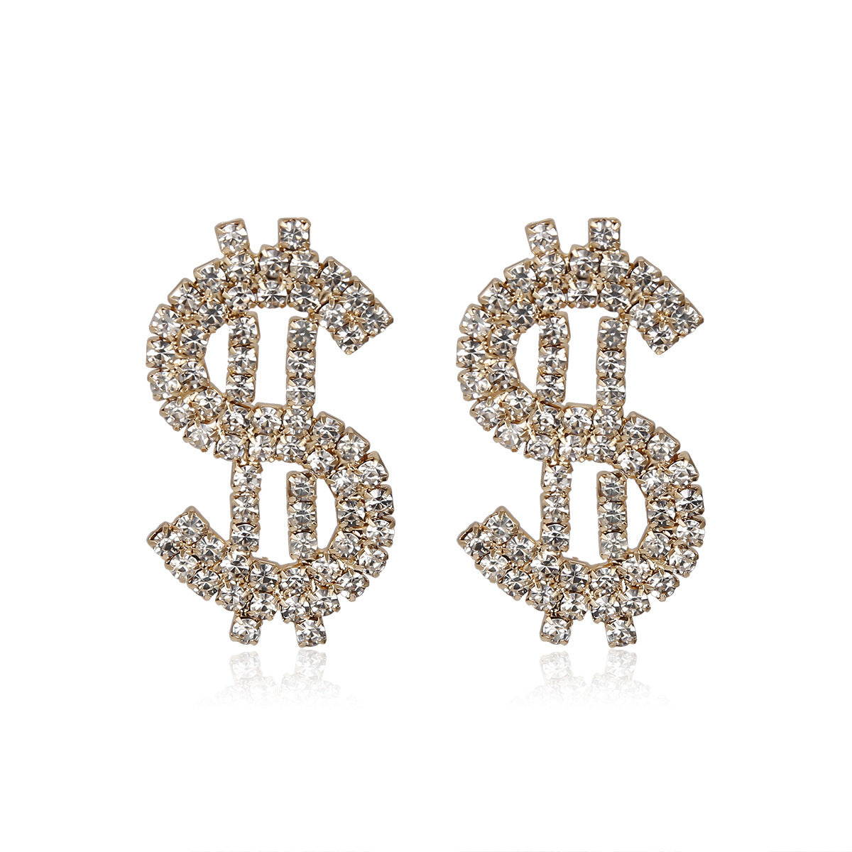 Dramatic Dollar Doll Earrings