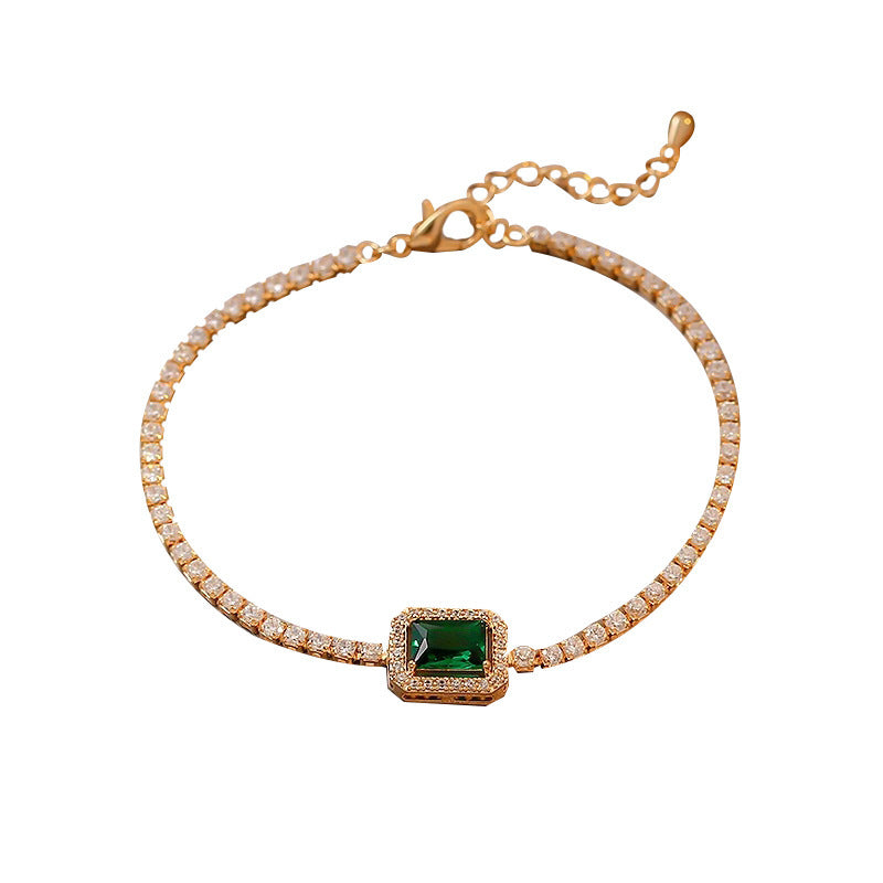 Rhinestone Gem Princess Bracelet