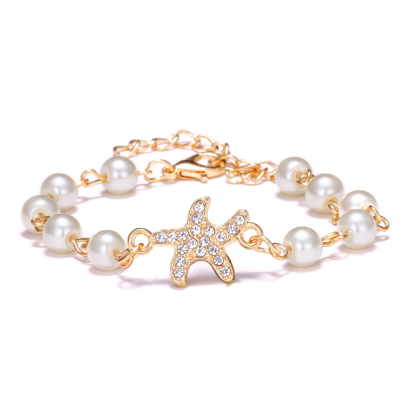 Precious Pendant Rhinestone Bracelet