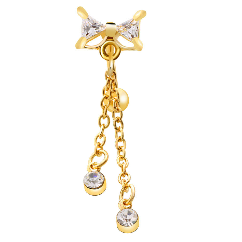 Coquette Doll Belly Piercing | Gold