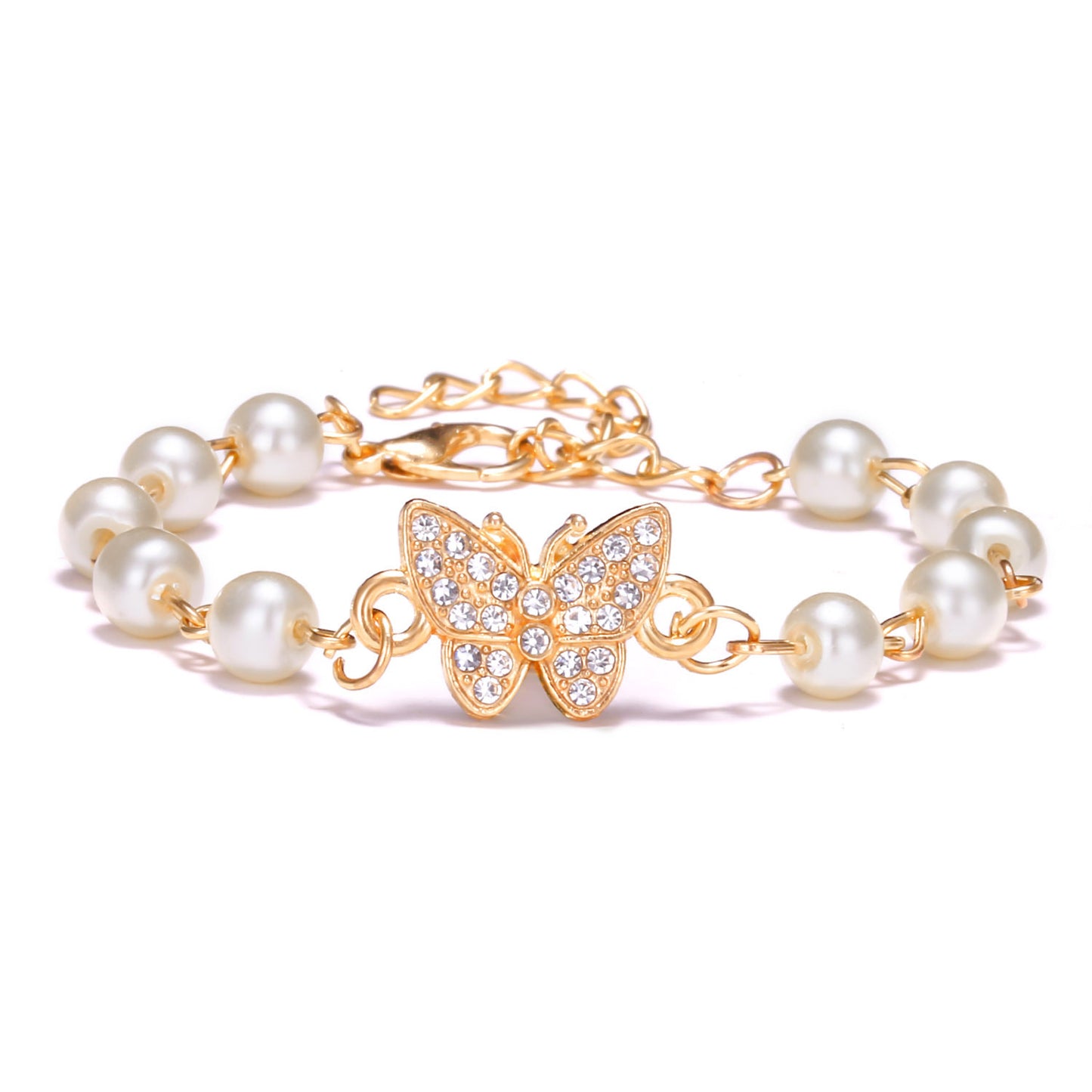 Precious Pendant Rhinestone Bracelet