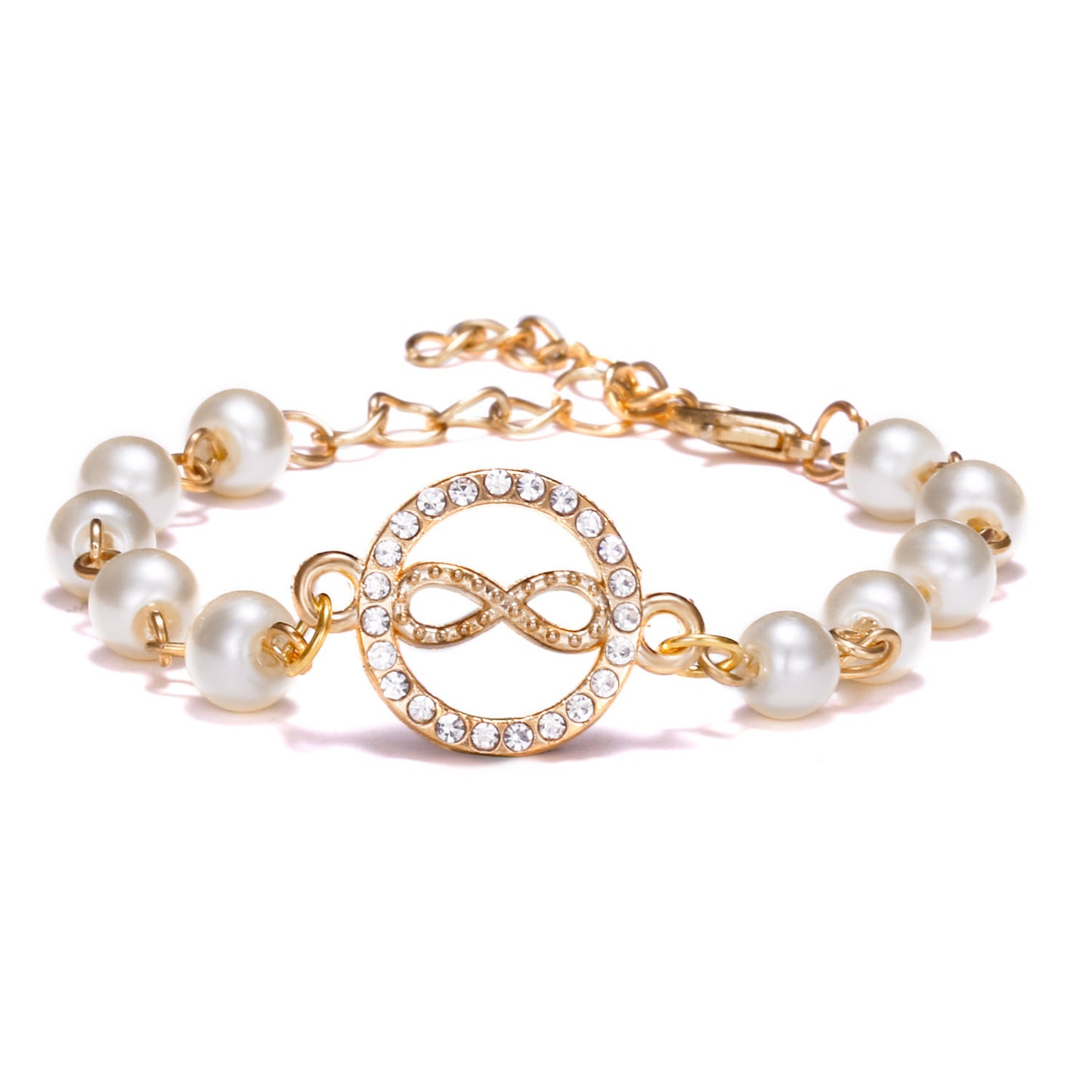 Precious Pendant Rhinestone Bracelet