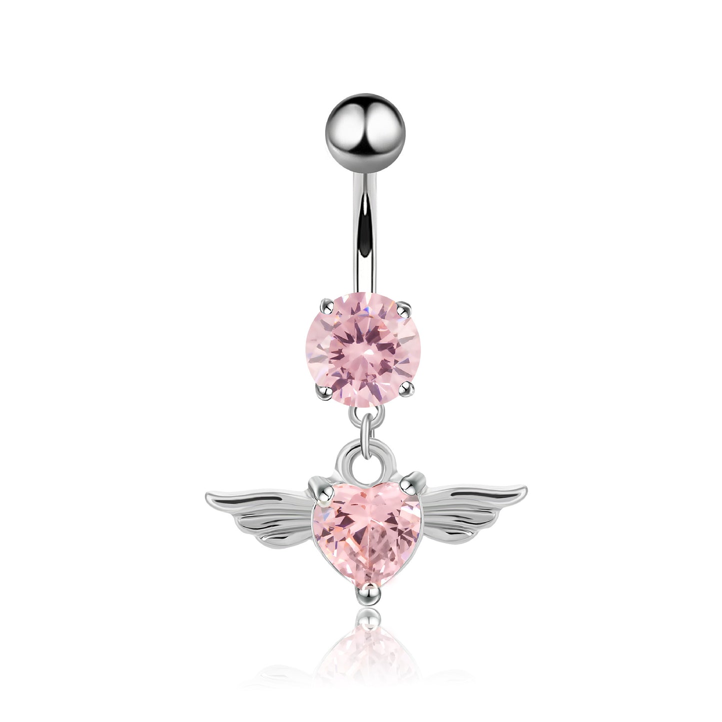 Jeweled Princess Belly Piercing | Silver