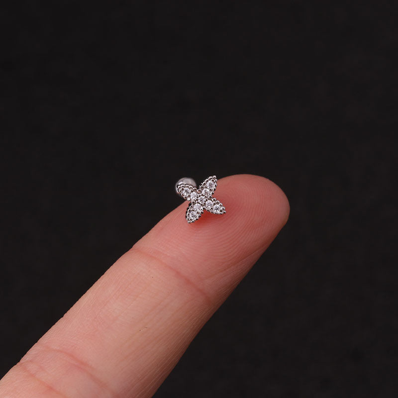 Premium Baddie Stud Earrings | Silver & Gold