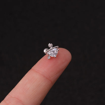 Premium Baddie Stud Earrings | Silver & Gold