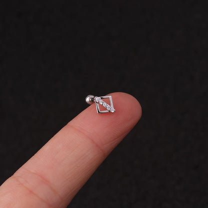 Premium Baddie Stud Earrings | Silver & Gold