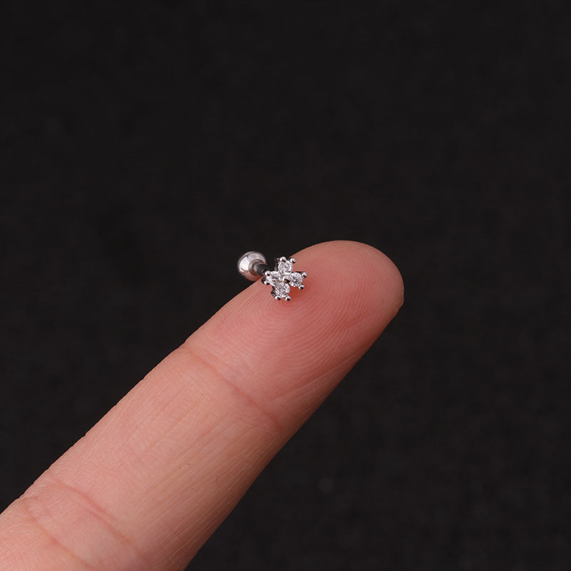 Premium Baddie Stud Earrings | Silver & Gold