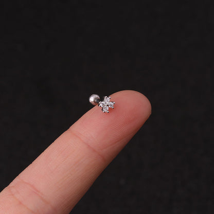 Premium Baddie Stud Earrings | Silver & Gold