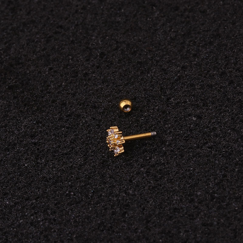 Premium Baddie Stud Earrings | Silver & Gold