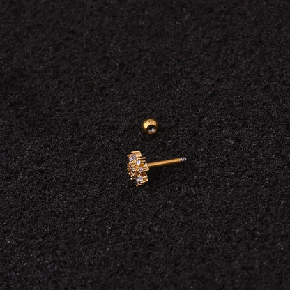 Premium Baddie Stud Earrings | Silver & Gold