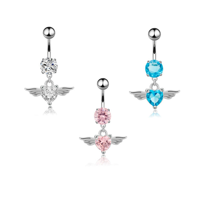 Jeweled Princess Belly Piercing | Silver