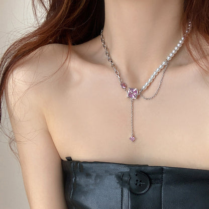 Coquette Doll Pearl Necklace