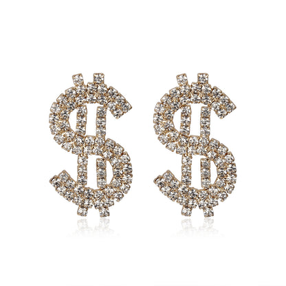 Dramatic Dollar Doll Earrings