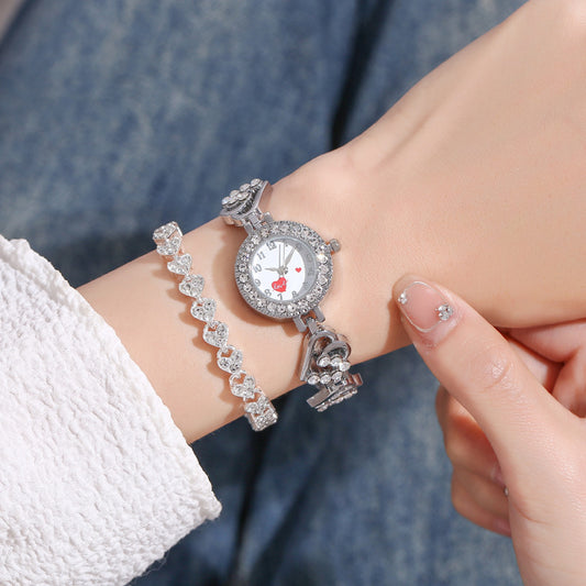 Queen of Hearts Bracelet & Watch Set