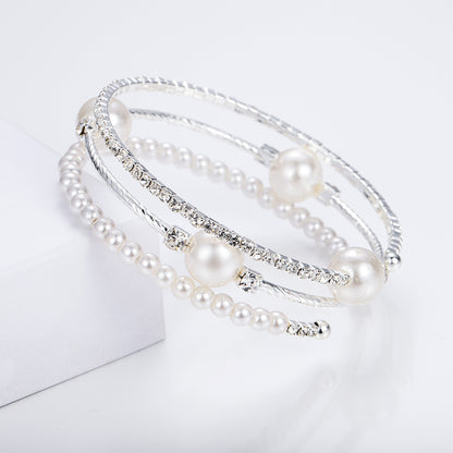 Gorgeous Girl Rhinestone Bracelet Set