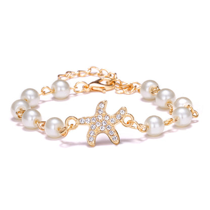 Precious Pendant Rhinestone Bracelet