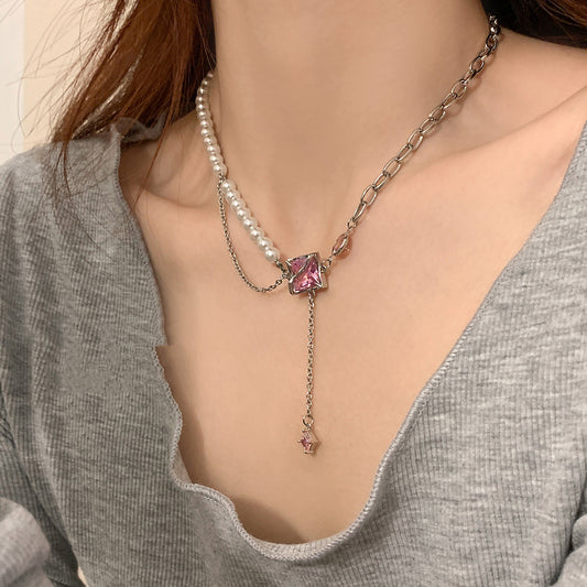 Coquette Doll Pearl Necklace