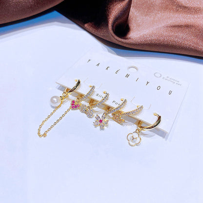 Premium Princess Polly Rhinestone Earring Set