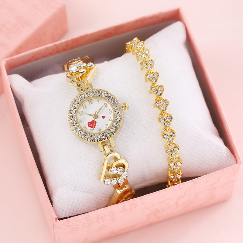 Queen of Hearts Bracelet & Watch Set