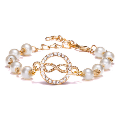 Precious Pendant Rhinestone Bracelet