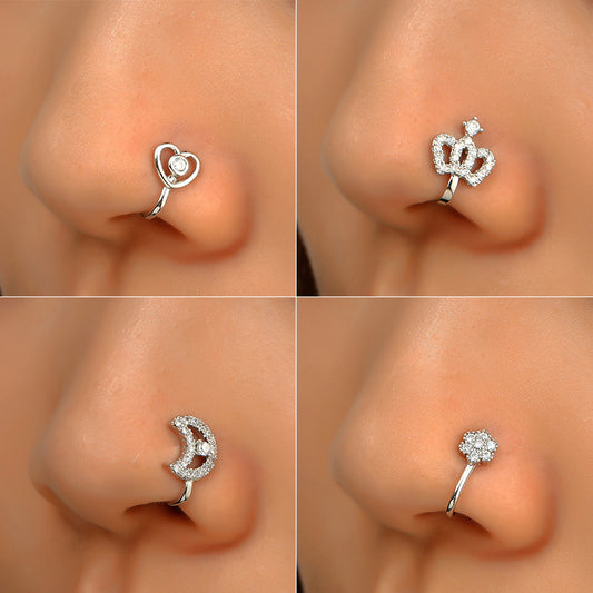 U-Shaped Baddie Nose Piercing