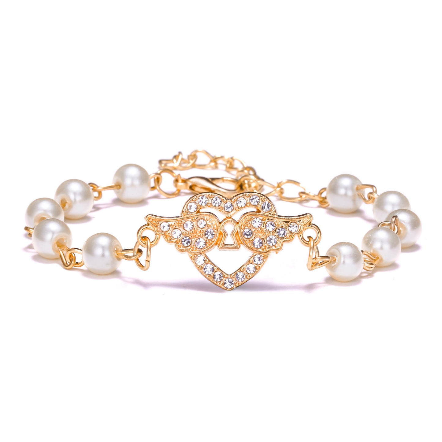 Precious Pendant Rhinestone Bracelet